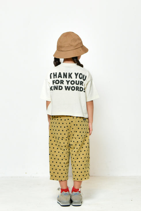 【ニードルワークス】スマイルTシャツ|0size~2size|2125107W