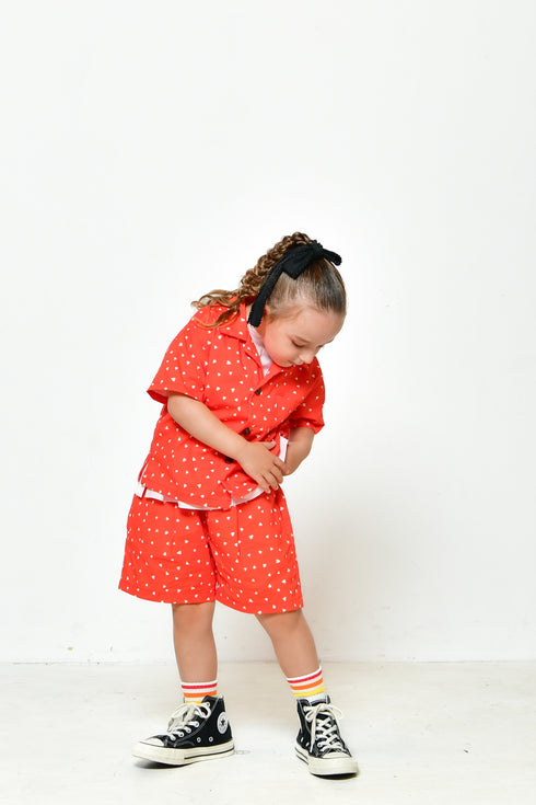 【NEWO・ネオ】2柄プリントシャツ|S~M|3125311W