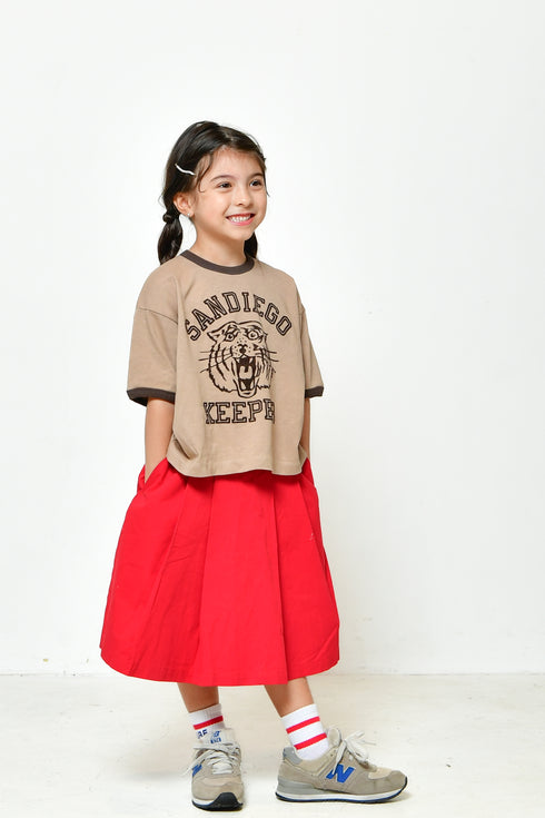 【ニードルワークス】ギャバタックスカート|100cm~150cm|2125103