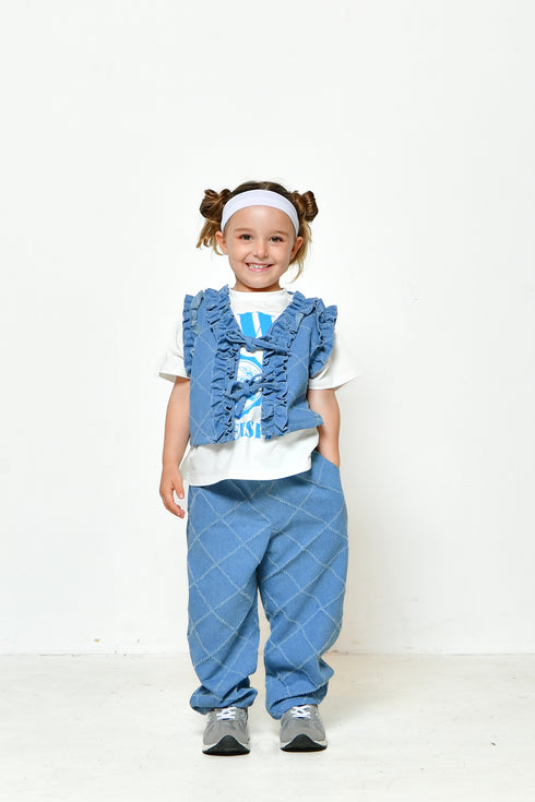 【NEWO・ネオ】フリルベスト|S~M|3125216W