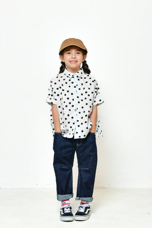 【ニードルワークス】DOTローンブラウス|100cm~150cm|2125200