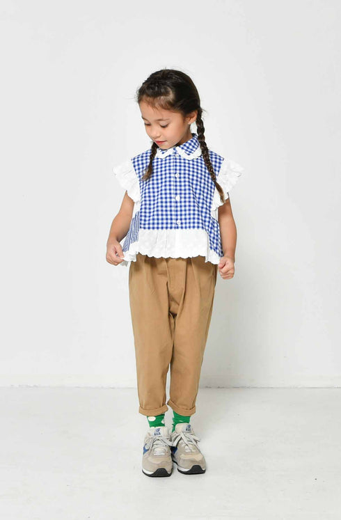 【90~120】 ストレッチギャバタックパンツ★2124004★キッズサイズ 子供服