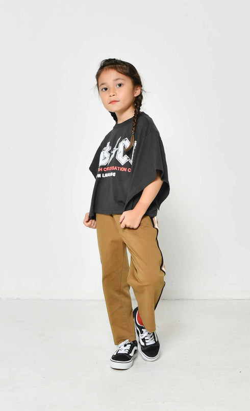 【90~120】 ストレッチサイドラインパンツ ★2124105★キッズサイズ 子供服