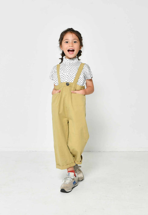 【90~120】 ギャバサロペットパンツ ★2124107★キッズサイズ 子供服