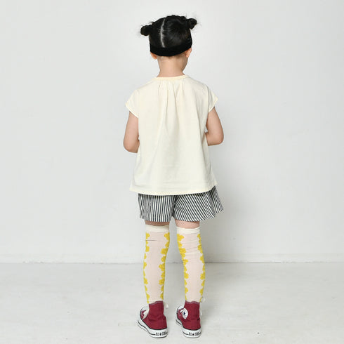 ベルベットリボンを添えてガーリー増しに🎶今だけ7040円→3520円♪【130~150】 SWEET HEART ユルめTEE★2124641j★キッズサイズ 子供服