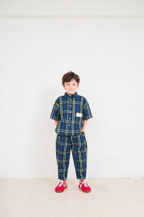 【OFFICIAL TEAM】チェックワイドシャツ★1123315m(S/M/L)