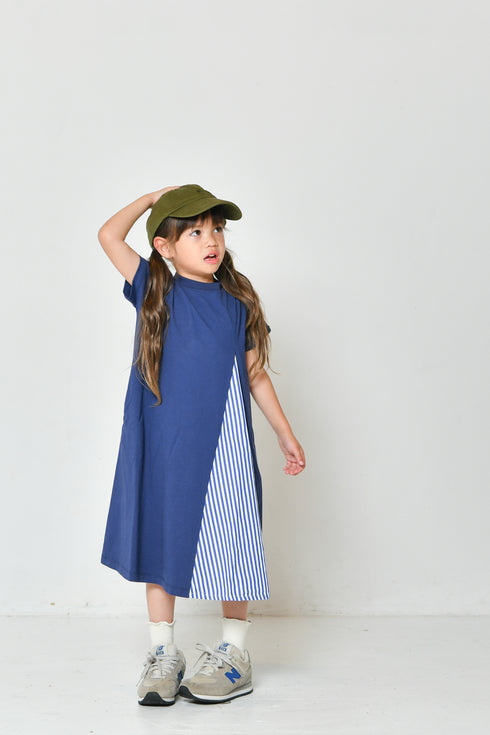 【ニードルワークス】切り替え天竺ワンピース |1size~2size|2525502W