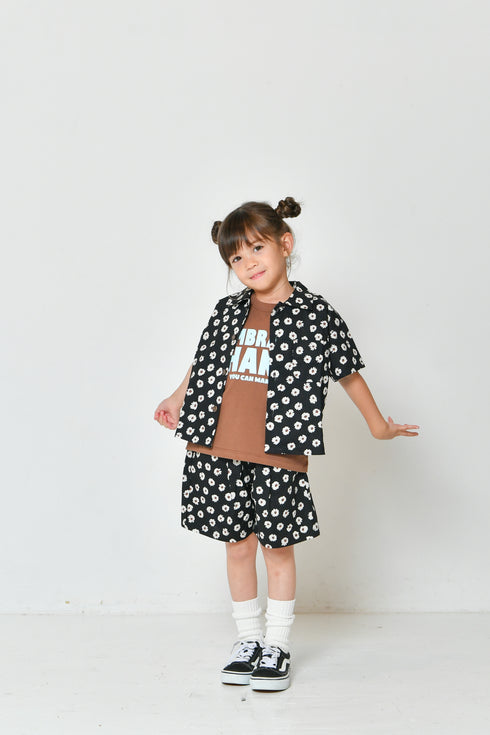 【NEWO・ネオ】2柄プリントシャツ|S~M|3125311W