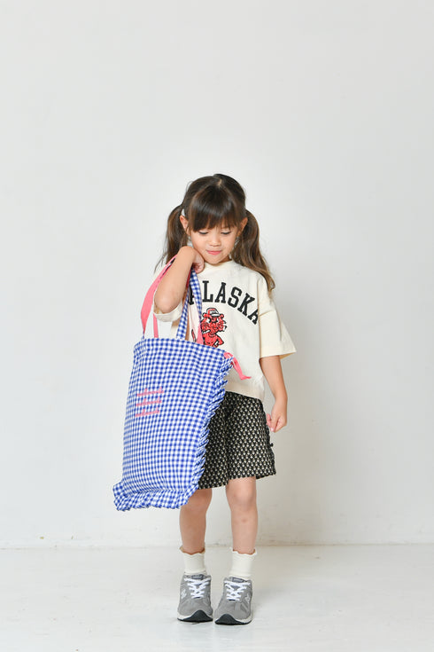 【ニードルワークス】ブロードギンガムフリルBAG |FREE|2525507