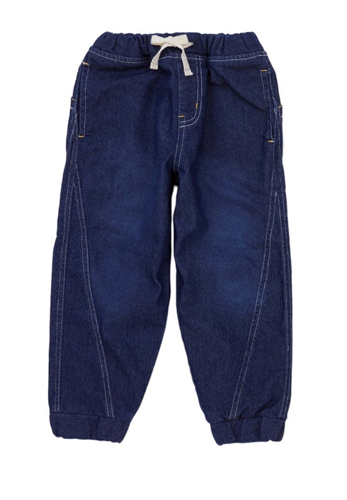 【OFFICIAL TEAM】1123110(90cm~120cm)デニムスイッチングジョガーパンツ★