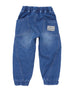 【OFFICIAL TEAM】1123110(90cm~120cm)デニムスイッチングジョガーパンツ★