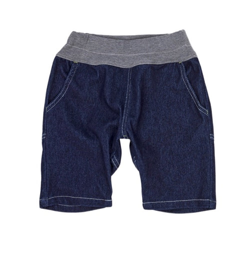 【OFFICIAL TEAM】1123126j(130cm~150cm)カットデニムサルエルハーフパンツ★