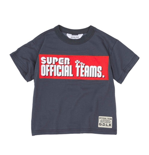 【OFFICIAL TEAM】ゲームロゴ メッシュコットンTシャツ★1123401j(130cm~150cm)
