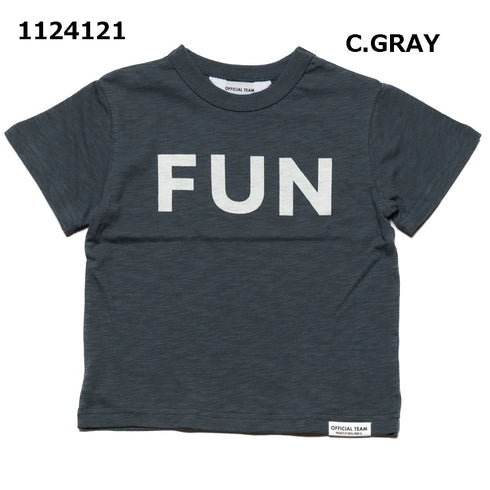 【90~120】スラブ天竺シンプルロゴTシャツ★1124121子供服 キッズサイズ