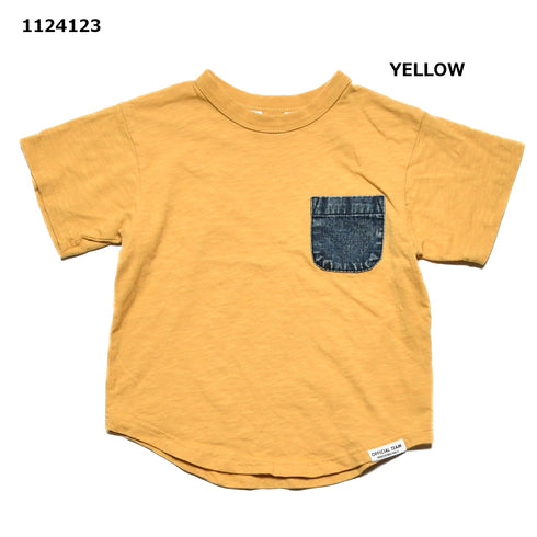 【130~150】スラブ天竺ポテトスナックロゴTシャツ★1124123j子供服 キッズサイズ