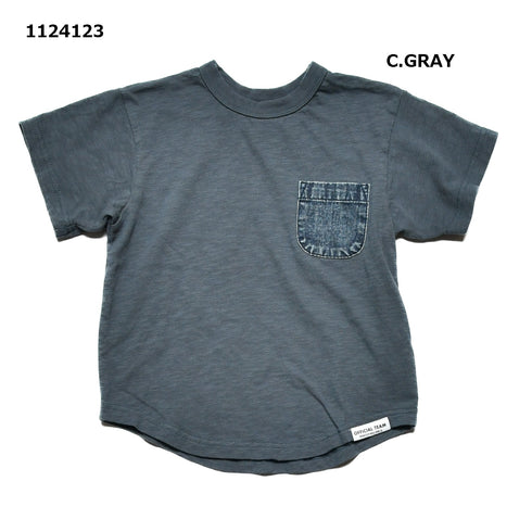 【S/M/L】スラブ天竺ポテトスナックロゴTシャツ★1124123m 大人サイズ 親子コーデ