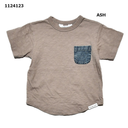 【S/M/L】スラブ天竺ポテトスナックロゴTシャツ★1124123m 大人サイズ 親子コーデ