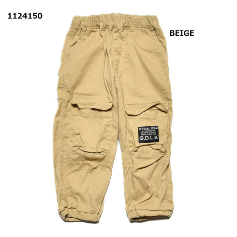 【S/M/L】ギャバカーゴパンツ★1124150m 大人サイズ 親子コーデ