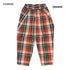 【130~150】チェック柄ワイドパンツ★1124152j子供服 キッズサイズ