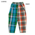 【130~150】チェック柄ワイドパンツ★1124152j子供服 キッズサイズ