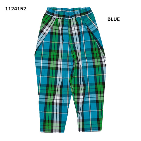 【90~120】チェック柄ワイドパンツ★1124152子供服 キッズサイズ