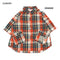 【130~150】チェック柄ポケットシャツ★1124153j子供服 キッズサイズ