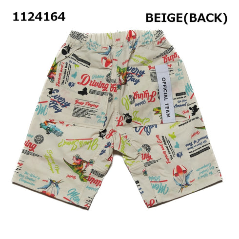 【S/M/L】プレミアストレッチプリンテッドショーツ★1124164m 大人サイズ 親子コーデ