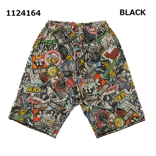【S/M/L】プレミアストレッチプリンテッドショーツ★1124164m 大人サイズ 親子コーデ