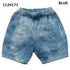 【90~120】ストレッチデニムタックショーツ★1124171子供服 キッズサイズ