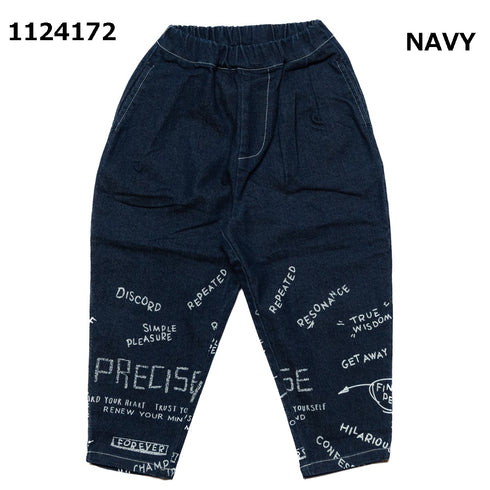 【130~150】ストレッチデニムワイドパンツ★1124172j子供服 キッズサイズ