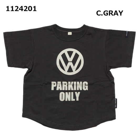 【130~150】VOLKSWAGEN ロゴTシャツ★1124201j子供服 キッズサイズ VOLKSWAGENコラボ商品