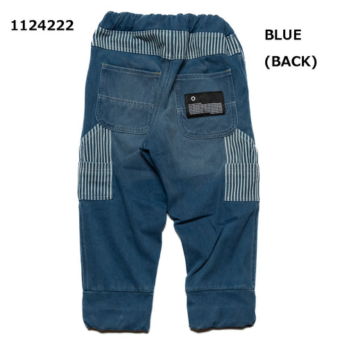 【90~120】カットデニムドッキングジョガーパンツ★1124222子供服 キッズサイズ