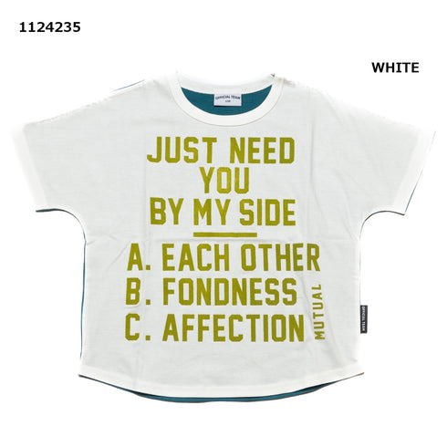 【90~120】フロッキーロゴドルマンTシャツ★1124235子供服 キッズサイズ