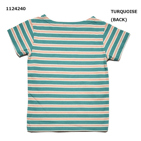 【S/M/L】バラエティボーダーTシャツ★1124240m 大人サイズ 親子コーデ