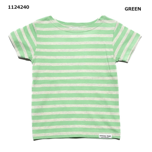 【S/M/L】バラエティボーダーTシャツ★1124240m 大人サイズ 親子コーデ