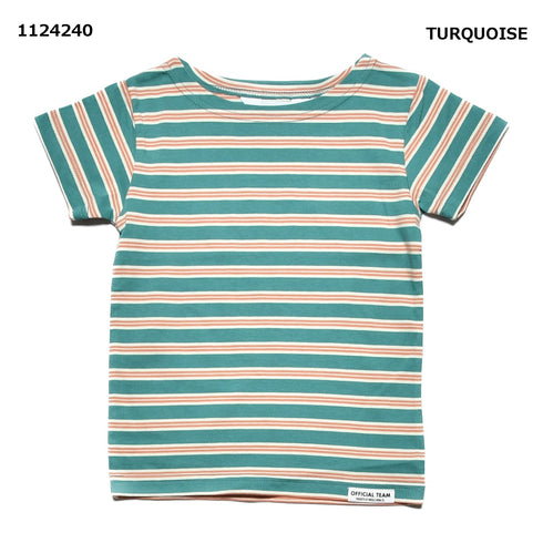 【S/M/L】バラエティボーダーTシャツ★1124240m 大人サイズ 親子コーデ