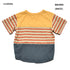 【90~120】スイッチングボーダーTシャツ★1124241子供服 キッズサイズ