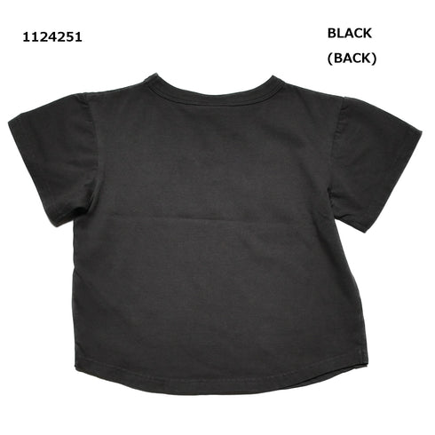 【130~150】製品染めシンプルロゴTシャツ★1124251j子供服 キッズサイズ