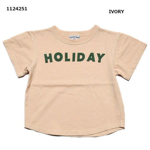 【130~150】製品染めシンプルロゴTシャツ★1124251j子供服 キッズサイズ