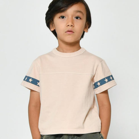 【130~150】製品染めナンバリングTシャツ★1124252j子供服 キッズサイズ