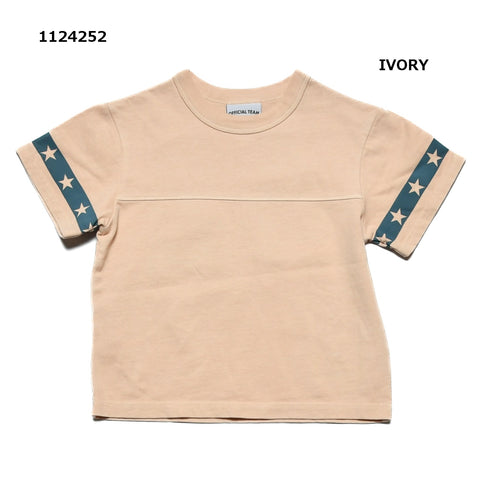 【90~120】製品染めナンバリングTシャツ★1124252子供服 キッズサイズ