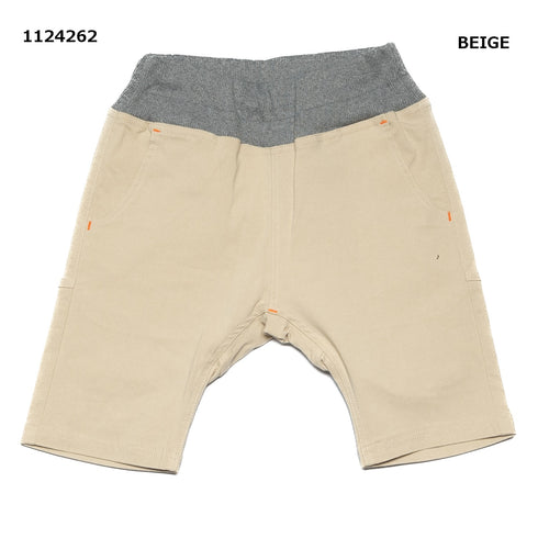 【S/M/L】スーパーストレッチサルエルハーフパンツ★1124262m 大人サイズ 親子コーデ