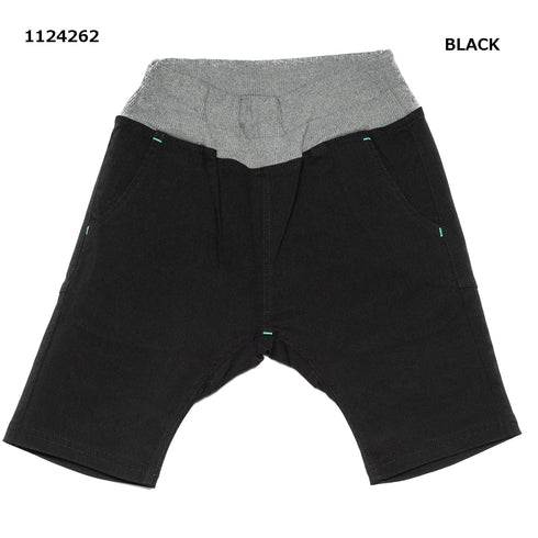 【S/M/L】スーパーストレッチサルエルハーフパンツ★1124262m 大人サイズ 親子コーデ