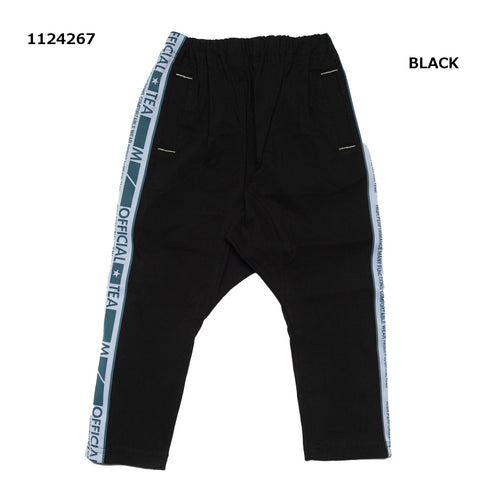 【S/M/L】スーパーストレッチラインクロップドパンツ★1124267m 大人サイズ 親子コーデ