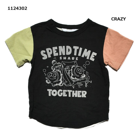 【90~120】クールタッチ海洋生物ロゴTシャツ★1124302子供服 キッズサイズ