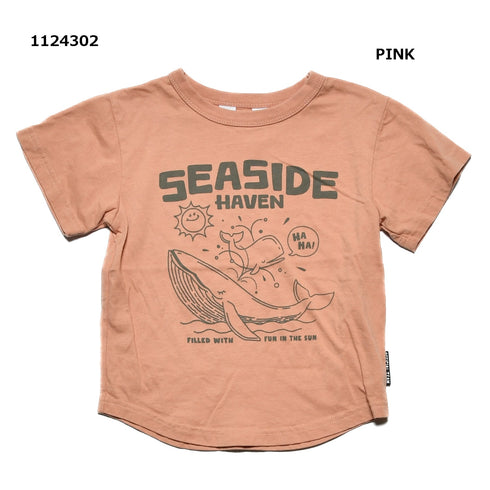 【90~120】クールタッチ海洋生物ロゴTシャツ★1124302子供服 キッズサイズ