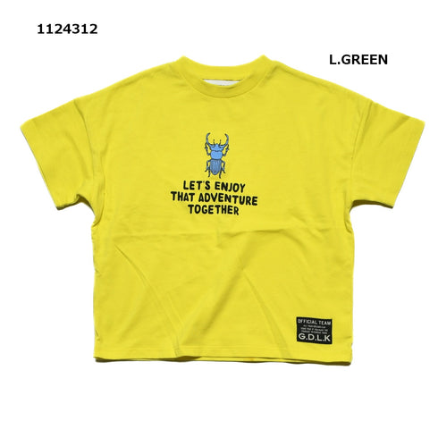 【S/M/L】インセクトガード昆虫ロゴTシャツ★1124312m 大人サイズ 親子コーデ