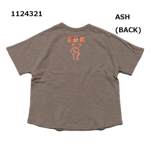 【130~150】グレイトフルデットベア スラブ天竺Tシャツ★1124321j子供服 キッズサイズ