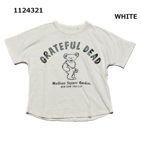 【S/M/L】グレイトフルデットベア スラブ天竺Tシャツ★1124321m 大人サイズ 親子コーデ