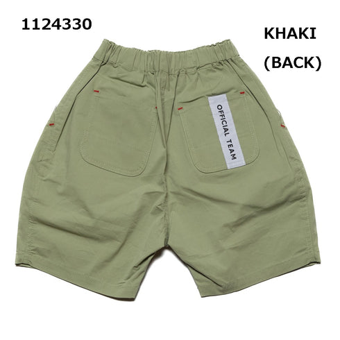 【S/M/L】ストレッチポプリンタックショーツ★1124330m 大人サイズ 親子コーデ